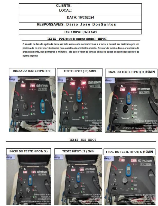 Laudo elétrico residencial